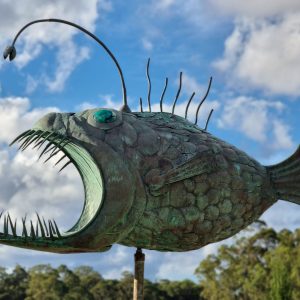sculpture-copper-large-angler fish