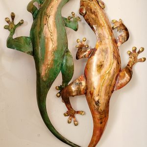 copper geckos -verdi and natural