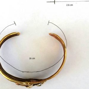 amelia p135 copper-brass-nicol silver bangle size