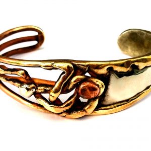 amelia p135 nicol silver-brass-copper bangle