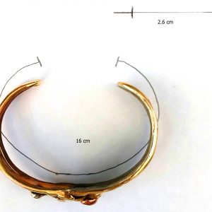 amelia p135 nicol silver-brass-copper bangle size