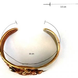 brittany p153 large nicol silver-brass-copper bangle size