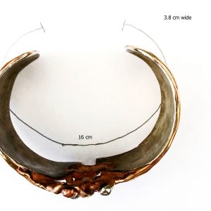 medium cuff double side nicol silver-copper-brass bangle size