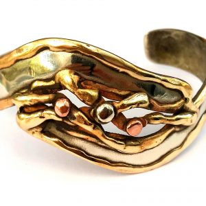 snakey bangle large Nichol silver-brass-copper