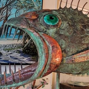angler fish sculpture 2024